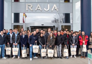 RAJA France reçoit 40 étudiants belges en logistique